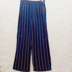 Pants Ankle Patriotic Indie Boho Retro Revival Stripe Coastal Cruise Cowgirl Sz8